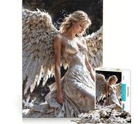 Puzzle per ragazzi 1000 pezzi Un angelo sensuale in bilico, giochi rilassanti, decorazione per la casa, adatto per la decorazione della scrivania 38x26cm