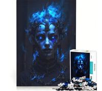Puzzle per ragazzi 1000 pezzi Una donna legata dalla magia, giochi rilassanti, decorazione per la casa, adatto per la decorazione della scrivania 38x52cm