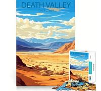 Puzzle per ragazzi 1000 pezzi Valle della Morte California Taglio preciso Gioco Rompicapo Regalo Gioco rilassante Regalo di Natale Arte (38x52cm)
