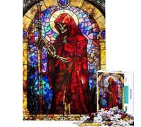 Puzzle per ragazzi 1000 Puzzle Scheletro Mago Mago 1000 Giocattolo Decorazione da Parete Un'Opera d'Arte Regali di Natale Compleanno (38x52cm)