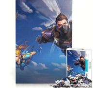 Puzzle per ragazzi 1000 Realm Royale Un viaggio da eroe Gioco giocattoli fai da te decorazioni per la casa ideale come regalo per tutta la famiglia 38x26cm