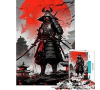 Puzzle per ragazzi 1000 Ronin Warrior per gioco educativo sfida gioco per famiglie gara di velocità regalo di compleanno (dimensioni 75x50cm)