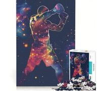 Puzzle per ragazzi 1000 sagome di boxe galattica, giochi rilassanti, interazione genitore-figlio, regalo di compleanno e unico 50x75cm
