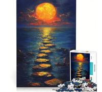 Puzzle per ragazzi "1000 Sentieri verso il Sole" giocattoli fai da te decorazioni artistiche per la casa ideale come regalo per tutta la famiglia 50x75cm