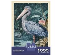 Puzzle Per Ragazzi 1000 Shoebill William Morris Botanical Puzzle Giochi Divertenti Decorazione Perfetta Offerta Come Regalo Per Tutta La Famiglia 70x50cm/1000pcs