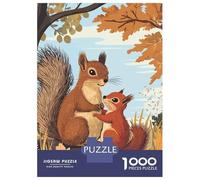 Puzzle Per Ragazzi 1000 Squirrel Family Puzzle Per Ragazzi Giochi Rilassanti Modelli Da Assemblare Offerta Come Regali Per Tutta La Famiglia 38x26cm/1000pcs