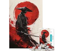 Puzzle per ragazzi 1000 Un guerriero con una spada Impegnativo da completare Un'opera d'arte Antistress Adatto a partire dai 14 anni (50x75cm)