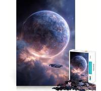 Puzzle per ragazzi "Avventura spaziale" da 1000 pezzi, ideale per rafforzare la memoria, semplice e divertente, con bordi di qualità, un regalo memorabile 38x26cm