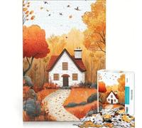 Puzzle per ragazzi con 1000 illustrazioni di un cottage da sogno, gioco impossibile, attività per tutta la famiglia, ideale come regalo per tutta la famiglia 50x75cm