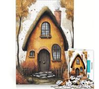 Puzzle per ragazzi con 1000 illustrazioni di un cottage da sogno, gioco impossibile, attività per tutta la famiglia, ideale come regalo per tutta la famiglia 38x52cm