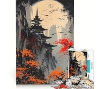 Puzzle per ragazzi con 1000 immagini dal Giappone giochi rilassanti interazione genitore-figlio regalo di compleanno e unico 50x75cm