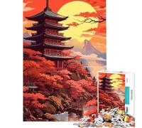 Puzzle per ragazzi con 1000 paesaggi giapponesi ideale per compleanni e Natale Migliora la memoria e riduce lo stress Adatto a partire dai 14 anni (38x52cm)