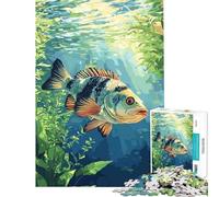 Puzzle per ragazzi con 1000 pesci in una scena sottomarina gioco rilassante gioco intellettuale ottimo regalo e attività per tutta la famiglia (dimensioni 38x26cm)