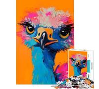 Puzzle per ragazzi con 1000 ritratti di uccelli colorati ideale per compleanni Natale e attività in famiglia Giocattolo antistress adatto a partire dai 14 anni (38x26cm)