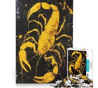 Puzzle per ragazzi con 1000 segni zodiacali Scorpione giochi rilassanti interazione genitore-figlio regalo di compleanno 38x52cm