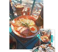 Puzzle per ragazzi con 1000 spaghetti ramen ideale per compleanni e Natale Migliora la memoria e riduce lo stress Adatto a partire dai 14 anni (50x75cm)
