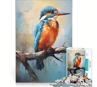 Puzzle per ragazzi con 1000 uccelli martin pescatore giocattolo fai da te decorazione artistica per la casa ideale come regalo per tutta la famiglia 38x26cm