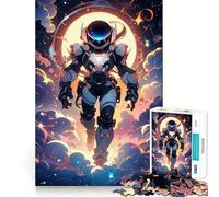 Puzzle per ragazzi con personaggio in tuta spaziale, 1000 pezzi, per rafforzare la memoria, semplice e divertente, con bordi di qualità, regalo memorabile 50x75cm
