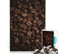 Puzzle per ragazzi da 1000 pezzi a forma di chicchi di caffè, gioco pratico, per divertimento in famiglia, ideale come regalo per tutta la famiglia 50x75cm