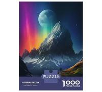 Puzzle Per Ragazzi Da 1000 Pezzi A Man Standing On Mountain Puzzle Fai Da Te Giocattoli Antistress Interazione Genitore-figlio 38x26cm/1000pcs