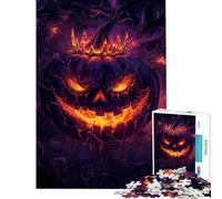 Puzzle per ragazzi da 1000 pezzi a tema Halloween zucca e re una sfida avvincente per tutta la famiglia un giocattolo antistress adatto a partire dai 14 anni (38x26cm)