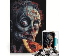 Puzzle per ragazzi da 1000 pezzi a tema horror "Spuntino di mezzanotte" gioco rilassante antistress ideale come regalo di compleanno o per occasioni speciali 38x26cm