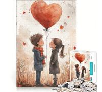 Puzzle per ragazzi da 1000 pezzi a tema "Innamorarsi" per San Valentino, giochi rilassanti, di analisi e logica, regalo di compleanno, regalo di viaggio 38x26cm