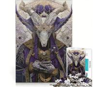 Puzzle per ragazzi da 1000 pezzi a tema magia oscura, stregoneria e morte Giocattolo educativo, divertente e umoristico, ideale compleanno e Natale 50x75cm