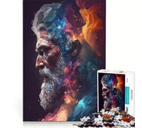 Puzzle per ragazzi da 1000 pezzi a tema Poteri Cosmici, gioco rilassante, decorazione da parete, regalo per amici e familiari 38x26cm