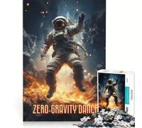 Puzzle per ragazzi da 1000 pezzi a tema "Zero Gravity Dance" gioco rilassante di analisi e logica per rafforzare l'amore di coppia 50x75cm