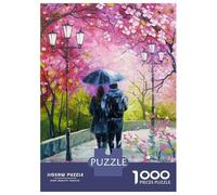 Puzzle Per Ragazzi Da 1000 Pezzi A Walk in The Spring Park Puzzle Giocattolo Decorazione Da Parete Corsa Di Velocità Manuale Offerta Come Regalo Per Tutta La Famiglia 52x38cm/1000pcs