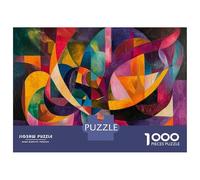 Puzzle Per Ragazzi Da 1000 Pezzi Abstract Art Painting Wall Decor-9 Puzzle Giochi Rilassanti Difficili Divertenti Attività A Casa, 70x50cm/1000pcs