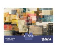 Puzzle Per Ragazzi Da 1000 Pezzi Abstract Wall Art Prints-1 Puzzle Giochi Rilassanti Difficili Divertenti Attività A Casa, 70x50cm/1000pcs