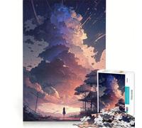 Puzzle per ragazzi da 1000 pezzi "Affrontare la tempesta", giochi rilassanti, di analisi e logica, regalo di compleanno, regalo di viaggio 38x26cm