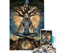Puzzle per ragazzi da 1000 pezzi Albero della Vita Puzzle per la meditazione Gioco rompicapo Corsa di velocità manuale Aiuta ad allenare il cervello (Dimensioni 50x75cm)