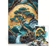 Puzzle per ragazzi da 1000 pezzi, Albero d'oro dell'armonia, arte, gioco educativo, per divertimento in famiglia, regalo di compleanno, regalo di viaggio 50x75cm