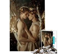 Puzzle per ragazzi da 1000 pezzi "Ali dell'Amore" gioco per famiglie giocattolo avvincente per coltivare la pazienza ottimo regalo per chi ama giocare e migliorare la memoria (dimensioni 38x52cm)