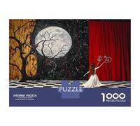Puzzle Per Ragazzi Da 1000 Pezzi Alice in Wonderland Painting Puzzle Per Ragazzi Gioco Pratico Sfida Difficile Regali Unici Per Compleanno E Natale 70x50cm/1000pcs