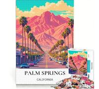 Puzzle per ragazzi da 1000 pezzi alla scoperta di Palm Springs, gioco educativo, migliora la memoria, regalo di compleanno, regalo 50x75cm
