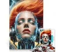 Puzzle per ragazzi da 1000 pezzi ambientazione Metropolis film vintage gioco pratico per divertimento in famiglia ideale come regalo per tutta la famiglia 38x52cm