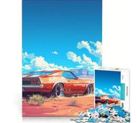 Puzzle per ragazzi da 1000 pezzi, American Dream Car, gioco rompicapo, interazione genitore-figlio, regalo di compleanno, regalo 50x75cm