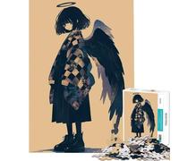 Puzzle per ragazzi da 1000 pezzi "Angelo caduto" giocattolo educativo pratico per l'analisi e la logica idea regalo (dimensioni 50x75cm)