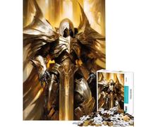 Puzzle per ragazzi da 1000 pezzi Angelo Guerriero Gioco Impossibile Gioco Educativo Sfida Giocattolo Divertente Regalo Adatto alle Coppie (Dimensioni 38x52cm)