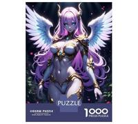 Puzzle Per Ragazzi Da 1000 Pezzi Anime Angel with Wings And Armor Puzzle Per Adulti Gioco Pratico Decorazione Murale Regali Unici Per Compleanno E Natale 70x50cm/1000pcs