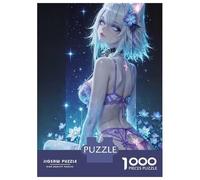 Puzzle Per Ragazzi Da 1000 Pezzi Anime Cat Girl in Lingerie Puzzle Per Adulti Gioco Pratico Per Divertimento in Famiglia Attività Divertenti A Casa, 38x26cm/1000pcs