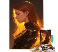 Puzzle per ragazzi da 1000 pezzi anime Regina del Fuoco giocattolo educativo gioco pratico di analisi e logica idee regalo (dimensioni 50x75cm)