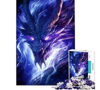 Puzzle per ragazzi da 1000 pezzi Anno del Drago decorativo impegnativo da completare un'opera d'arte giocattolo educativo adatto a persone dai 14 anni in su (38x52cm)