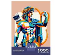 Puzzle Per Ragazzi Da 1000 Pezzi Apollo God of Oracles Wpap Puzzle Giochi Rilassanti Difficili Divertenti Attività A Casa, 38x26cm/1000pcs