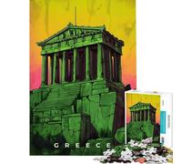 Puzzle per ragazzi da 1000 pezzi arte di propaganda greca stimola l'attività cerebrale decorazione per la casa gioco impossibile per ragazzi dai 14 anni in su (50x75cm)