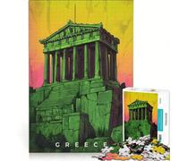 Puzzle per ragazzi da 1000 pezzi, arte propagandistica greca, gioco pratico, per divertimento in famiglia, ideale come regalo per tutta la famiglia 38x52cm
